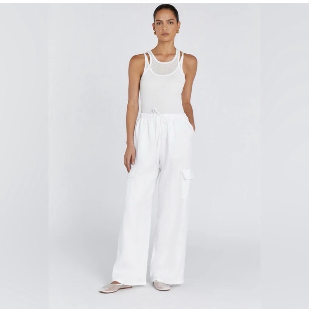 Dissh Ingrid Wide-Leg Pants (color:sand) - Picture 2 of 5